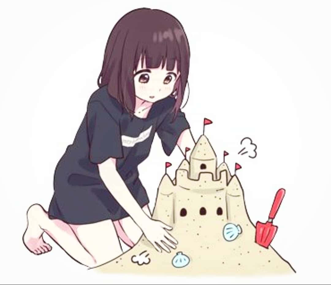 Menhera-chan Showing Her Cute And Cool Side In An Anime-inspired Illustration Background