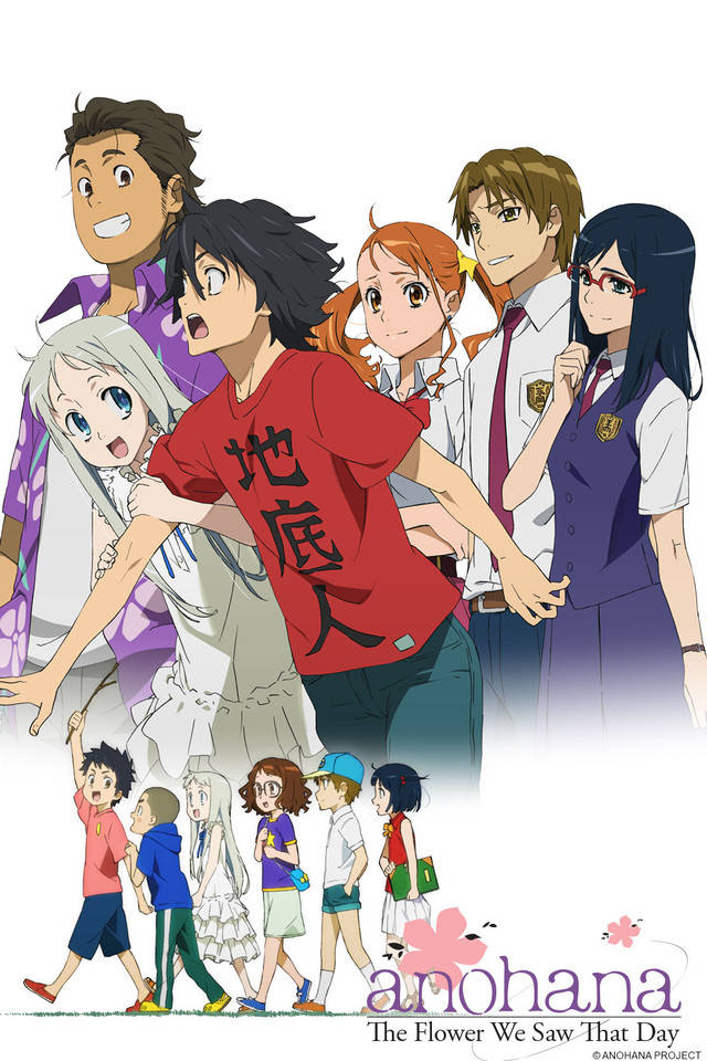 Menma And The Squad Anohana Background