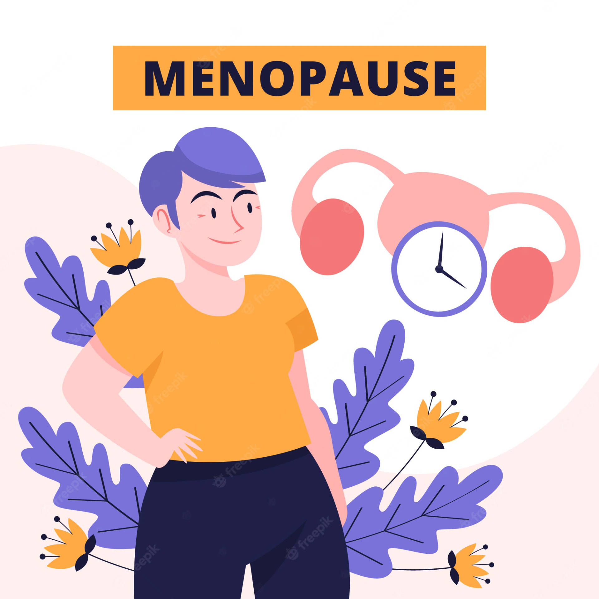 Menopause Drawing Background