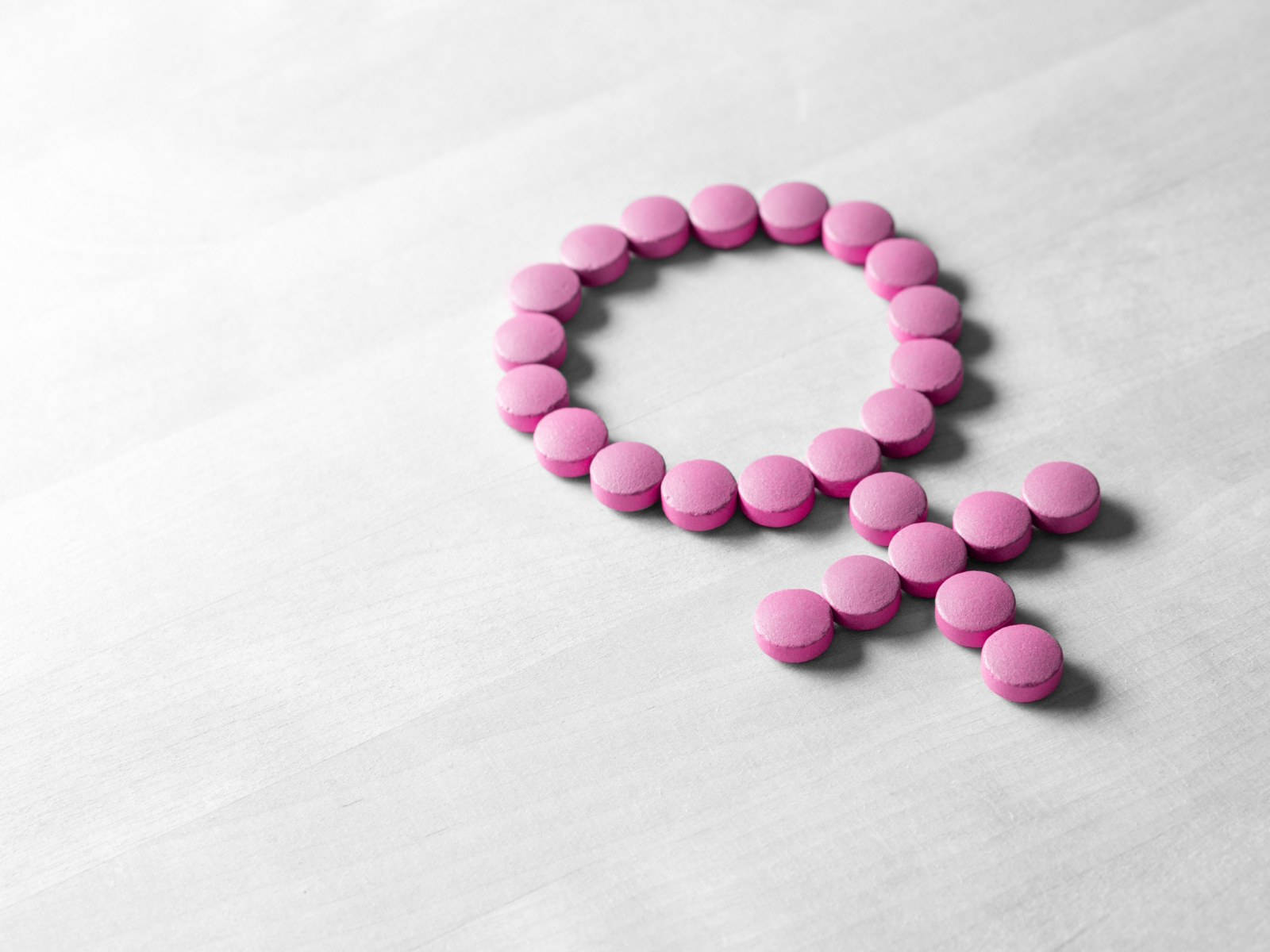 Menopause Hormone Pills Background