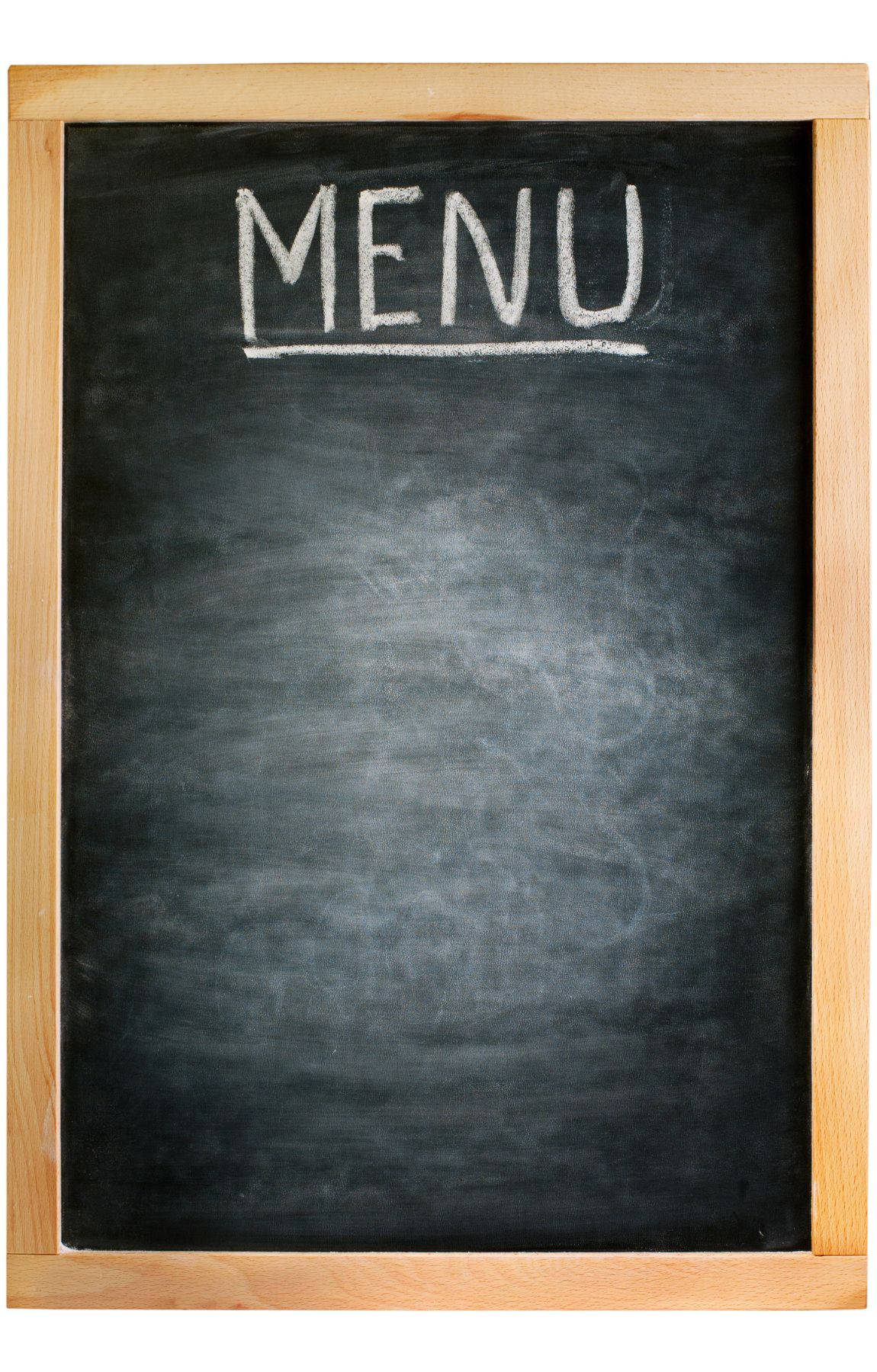 Menu Blank Board Photo