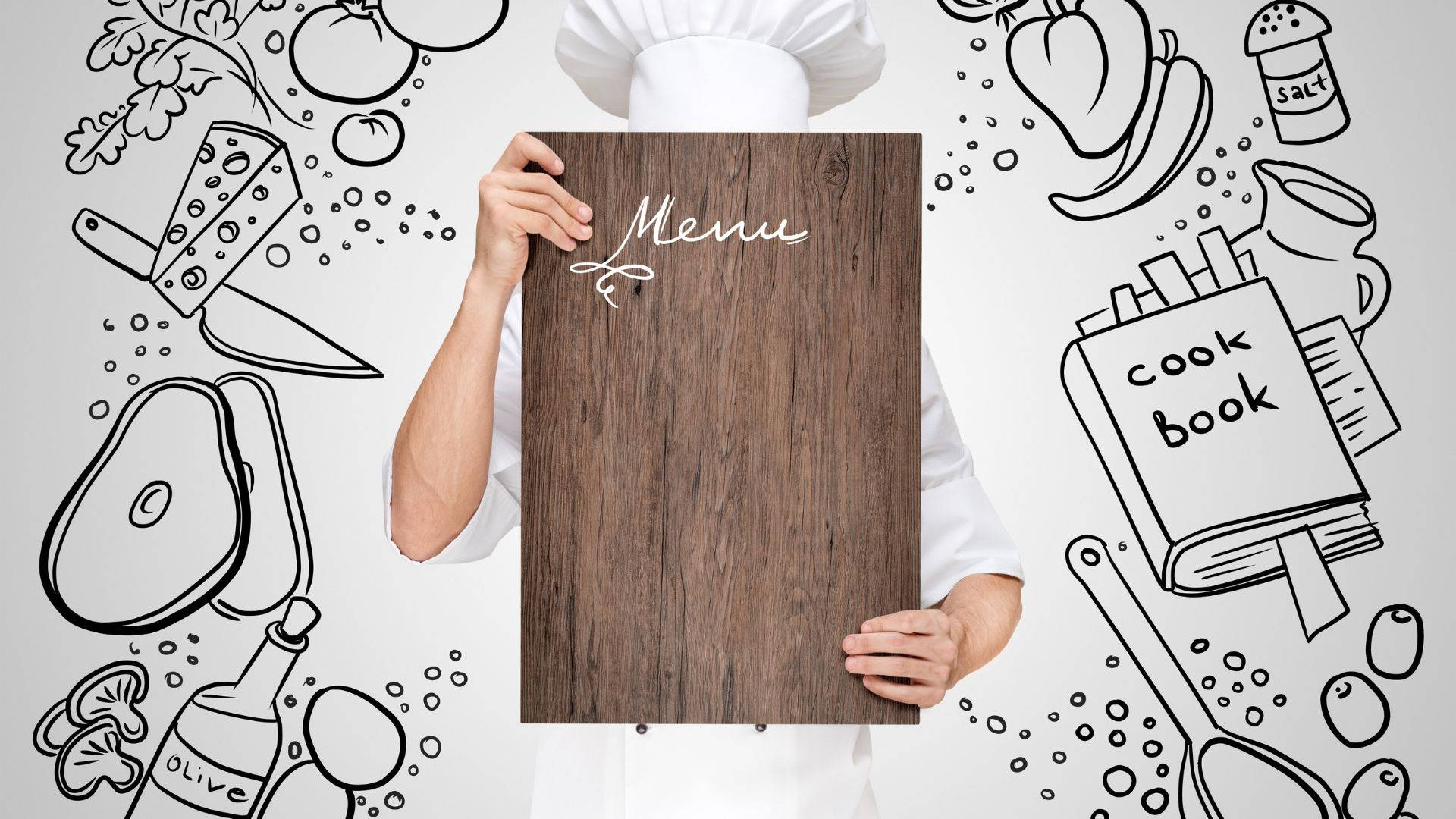 Menu Blank Food Chef's Food Board Background