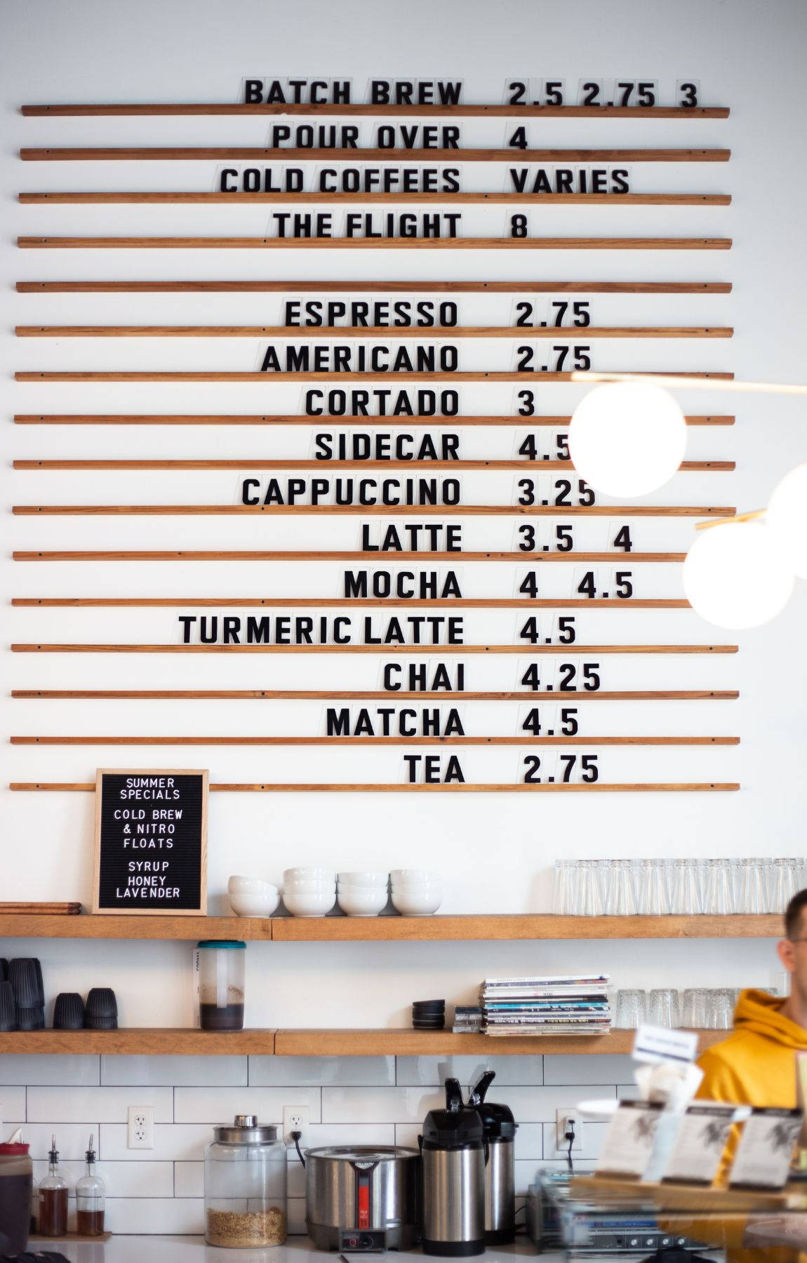 Menu Coffee Board Aesthetic Photo