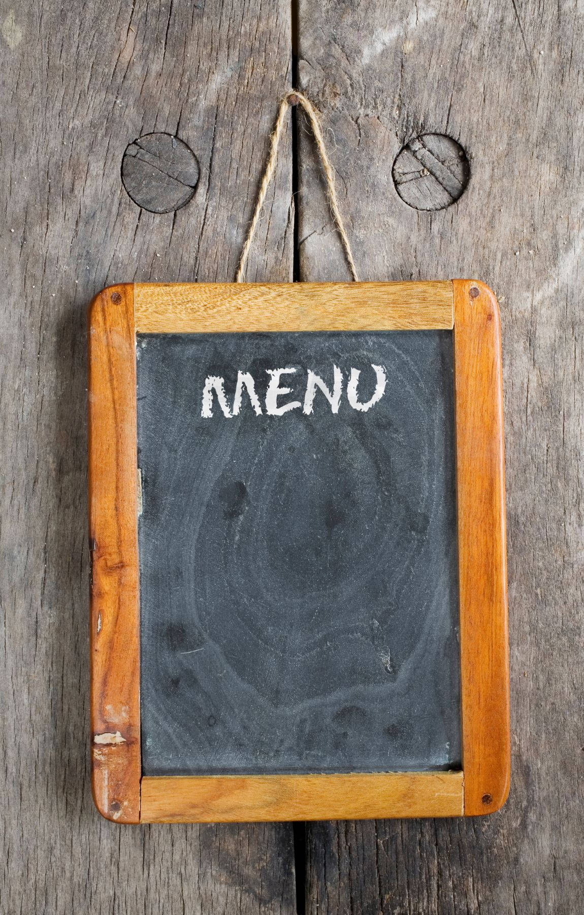 Menu Hanging Food Board Photo Background