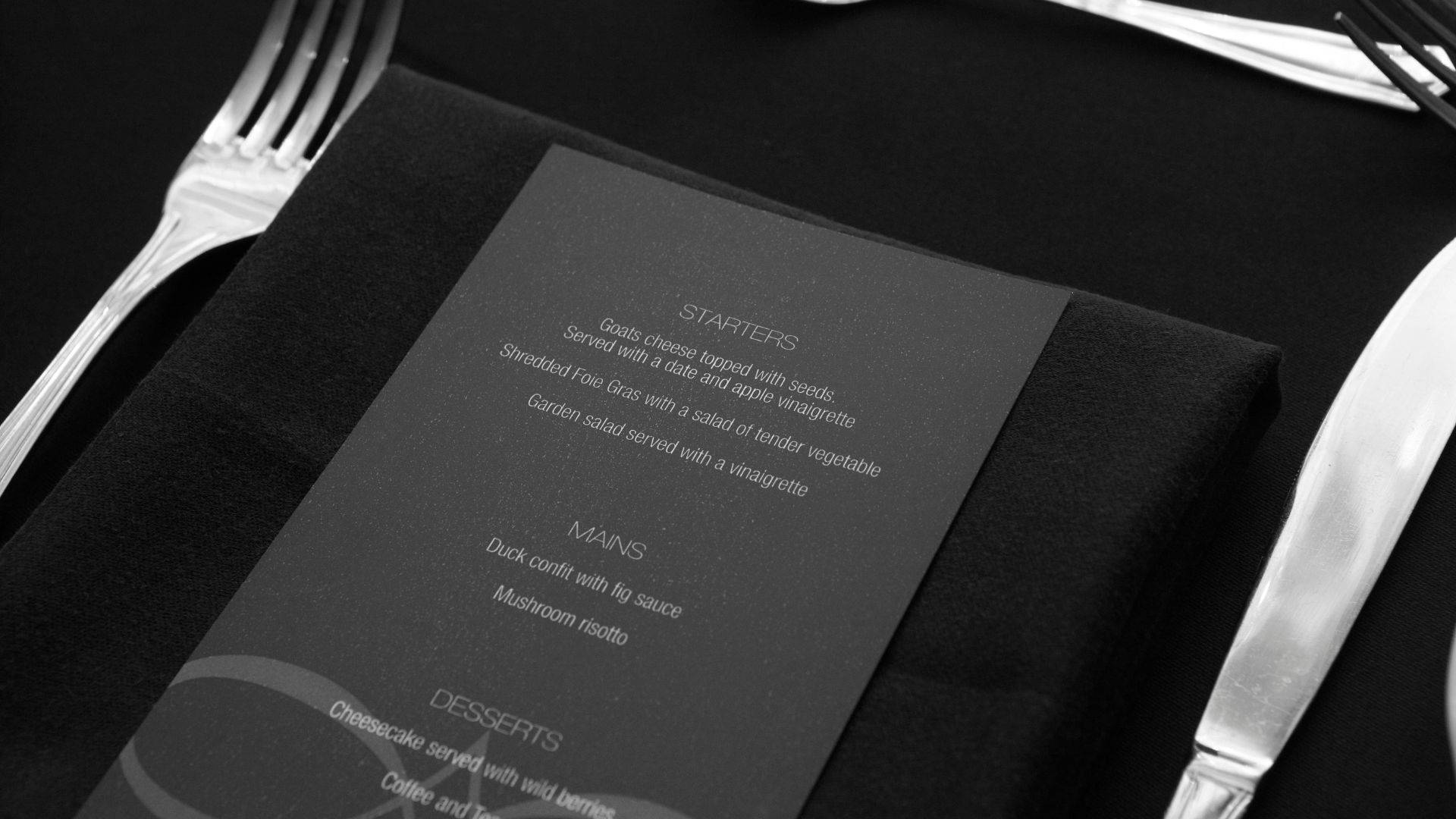 Menu Restaurant Food List Background