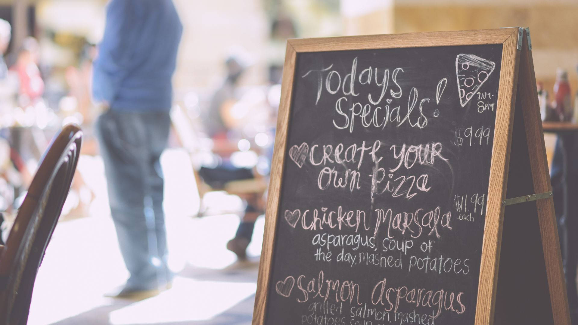 Menu Today's Specials Food Board Photography Background