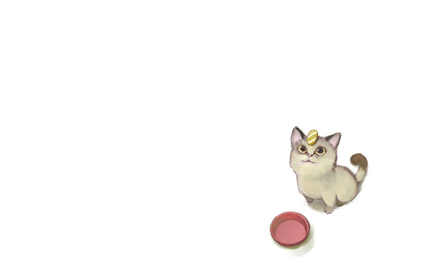 Meowth With Empty Food Bowl