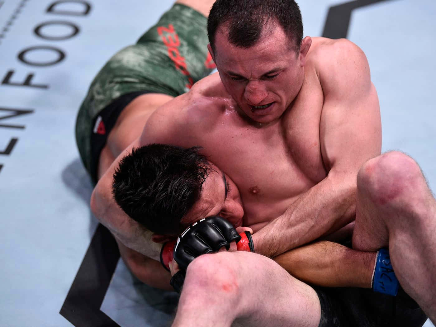 Merab Dvalishvili Opponent In A Headlock Background