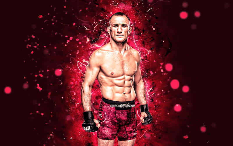 Merab Dvalishvili Red Background Background