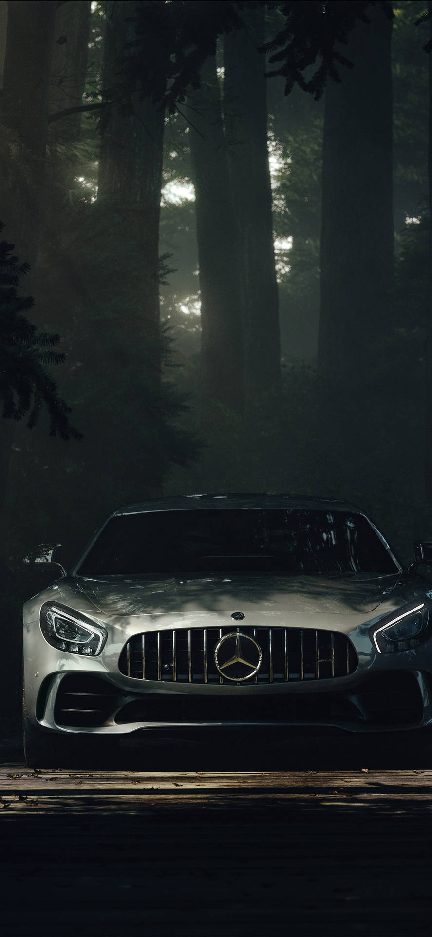 Mercedes-amg Forest Iphone Background