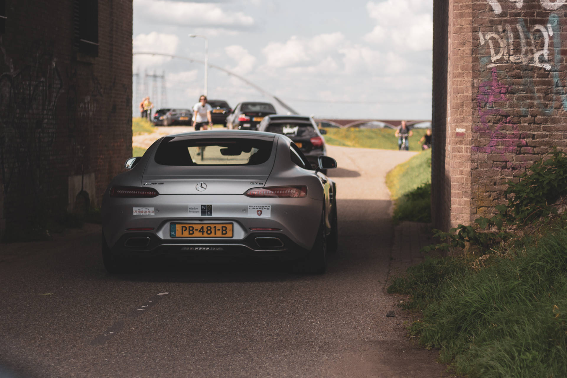 Mercedes Amg In Silver Paint