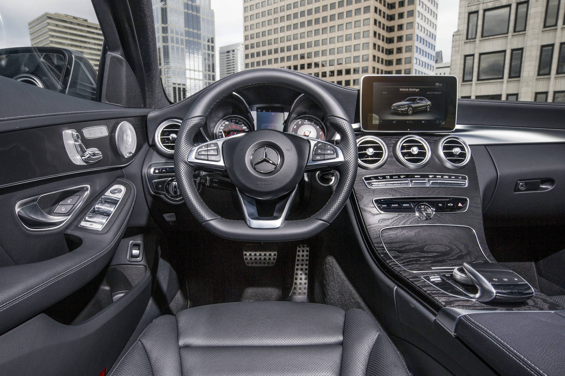 Mercedes Benz C300 Cool Interior Background