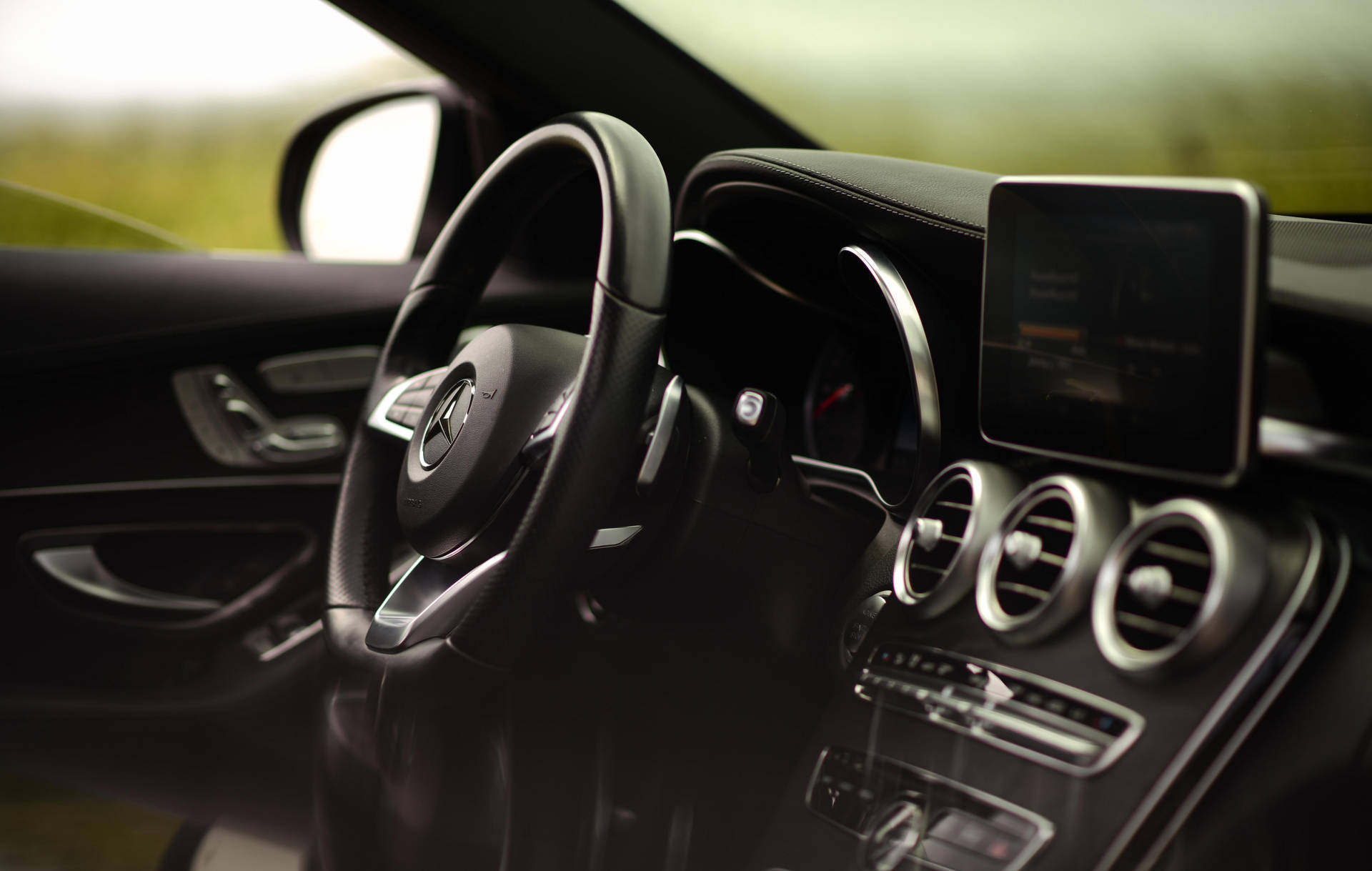 Mercedes Benz C300 Interior Background