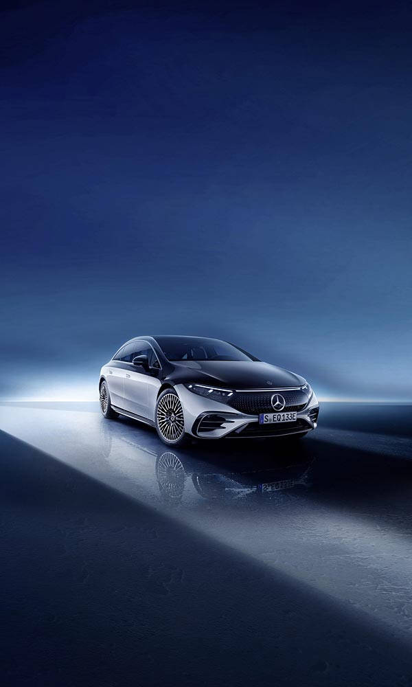 Mercedes Benz Car Eqs Background