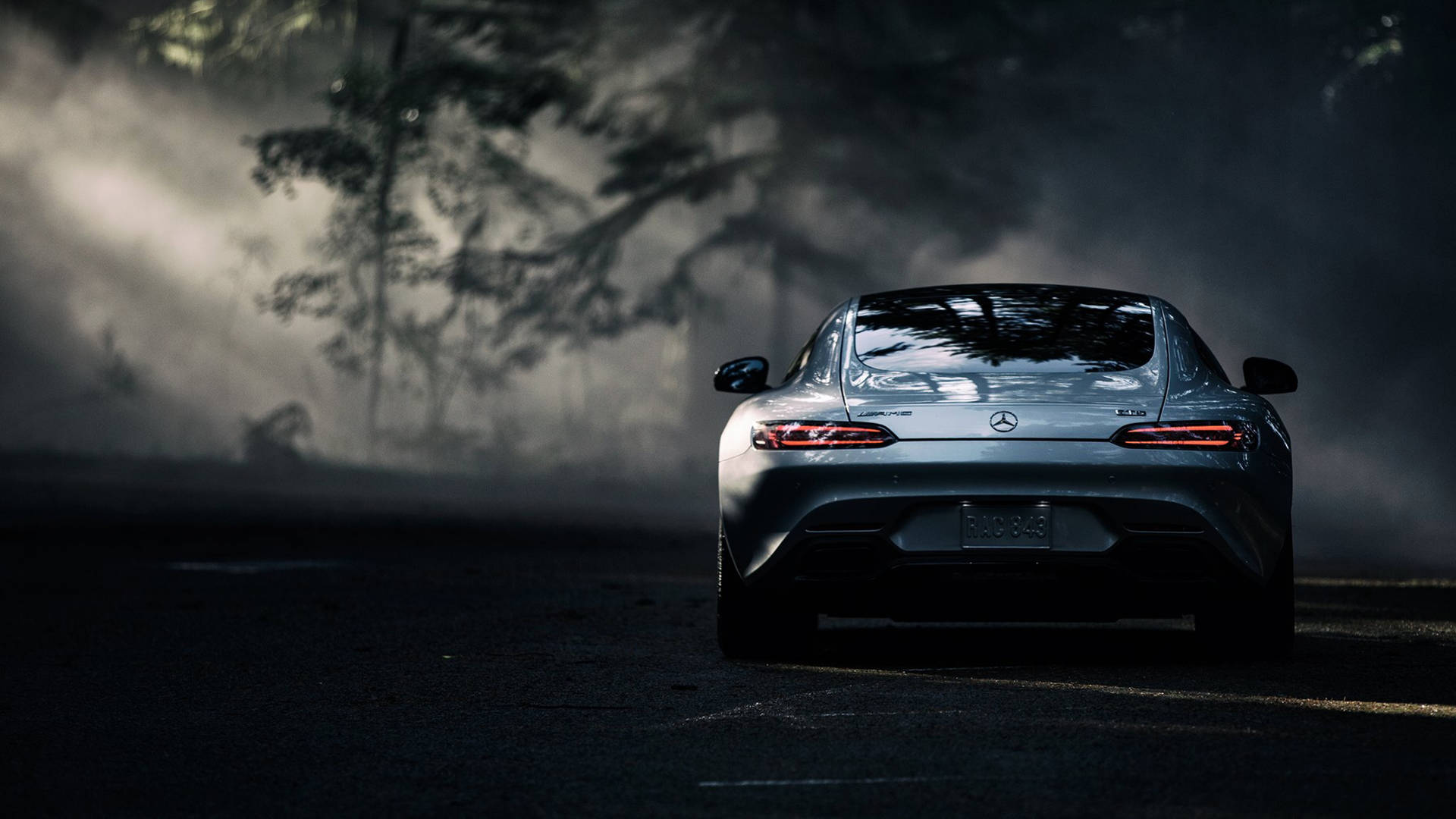 Mercedes Benz Car Under The Shade