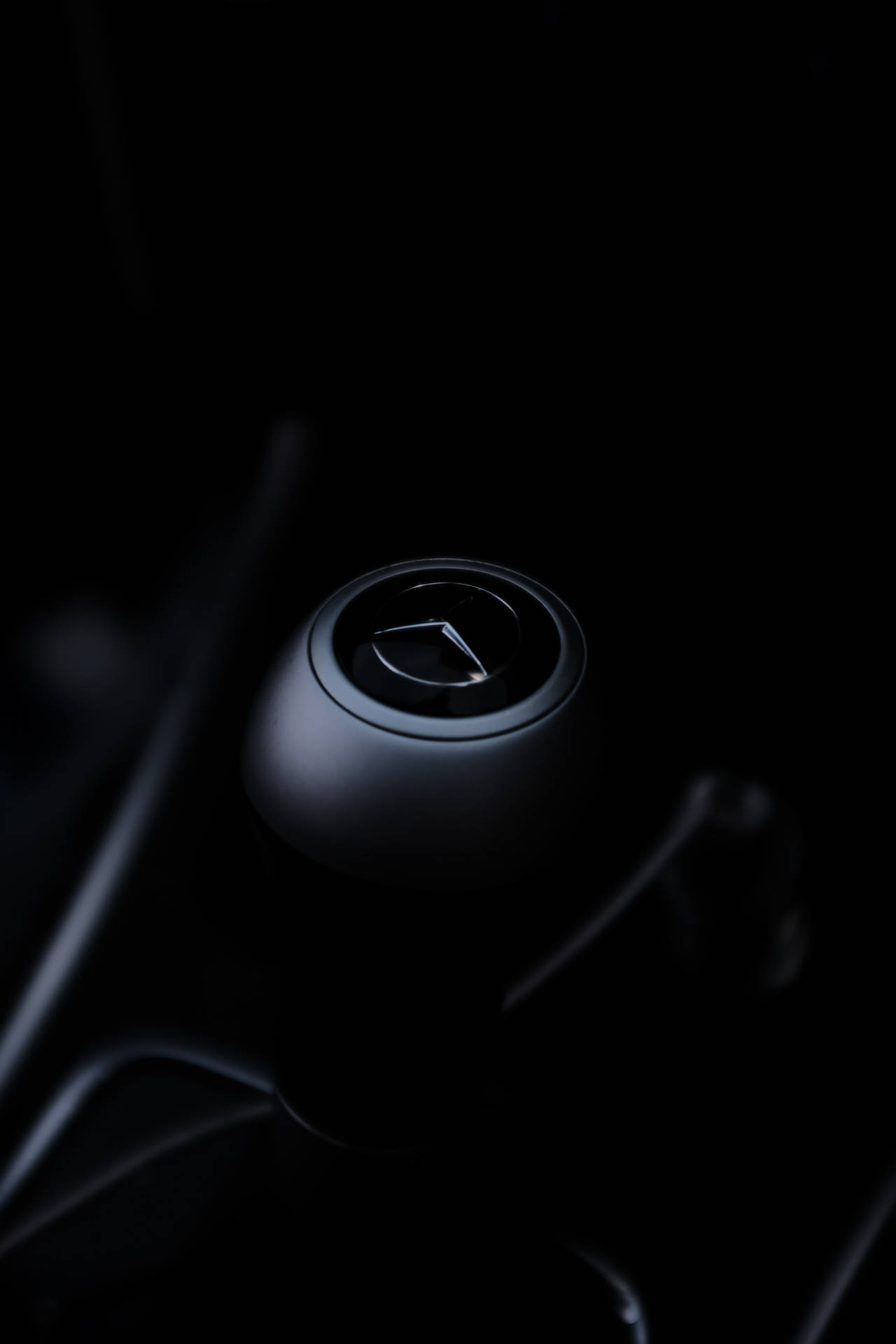 Mercedes Benz Dark Shifter Knob Background