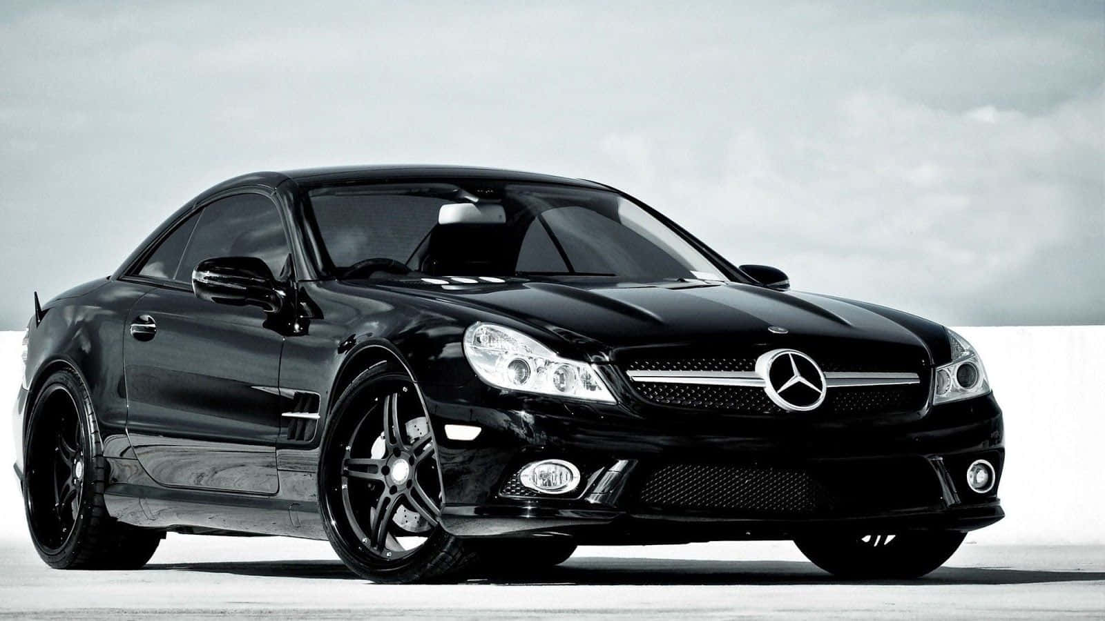 Mercedes Benz S Class Black White Background Background