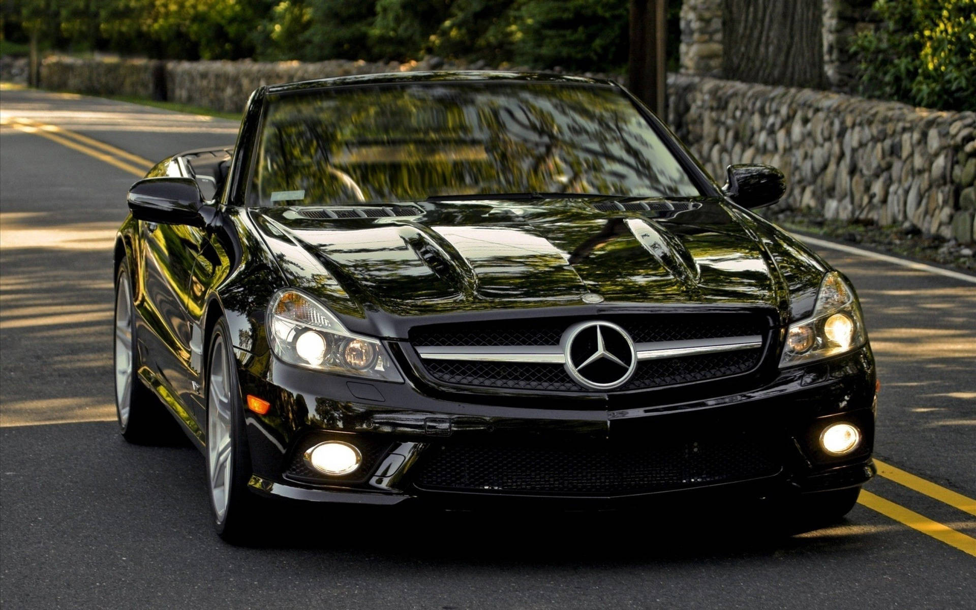 Mercedes Benz Slk Class Black Background