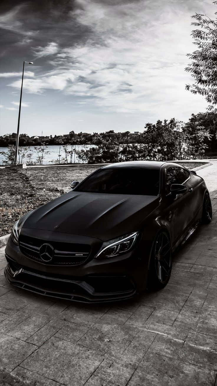 Mercedes Matte Black Background