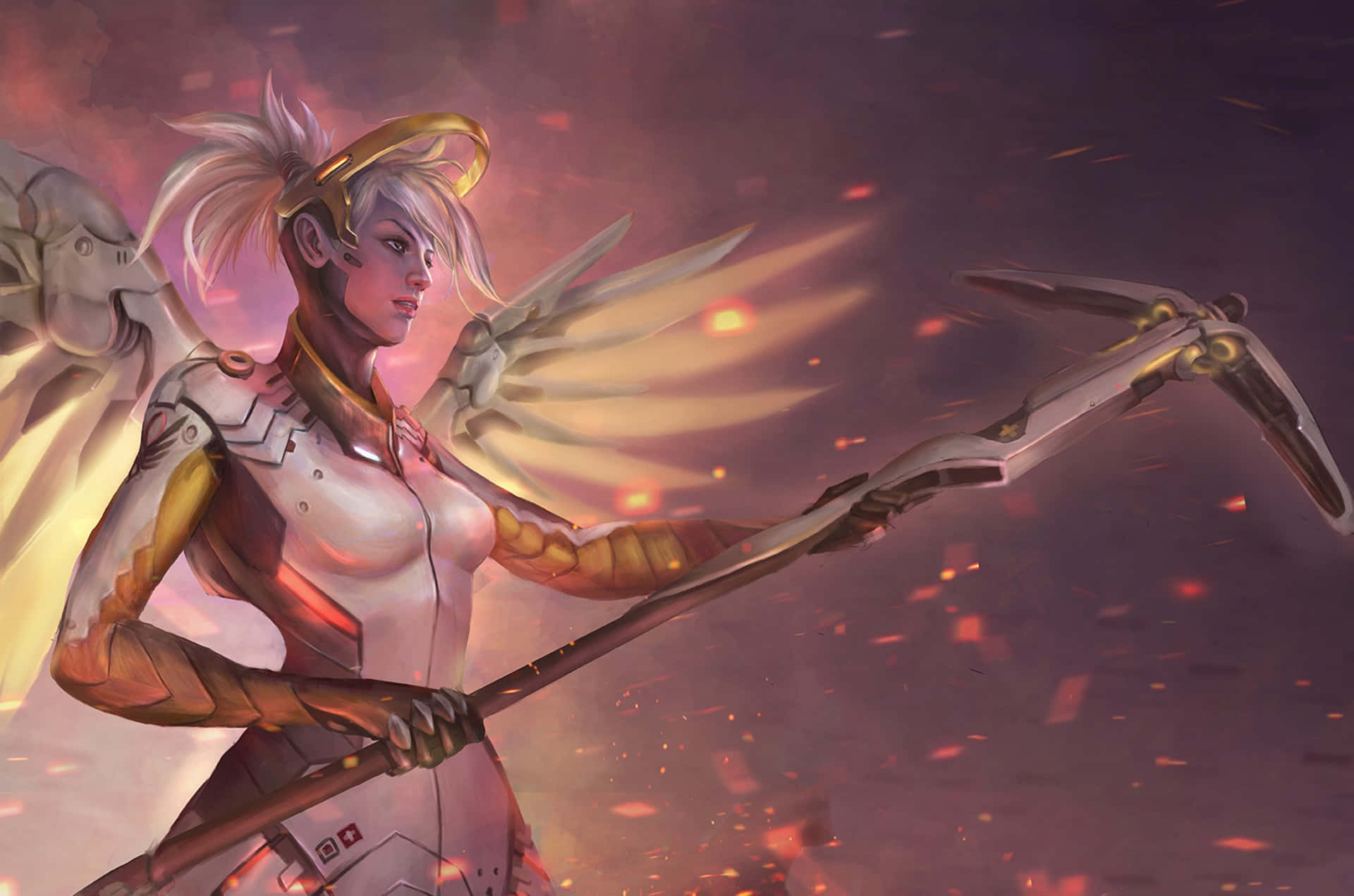 Mercy Character In Overwatch Game