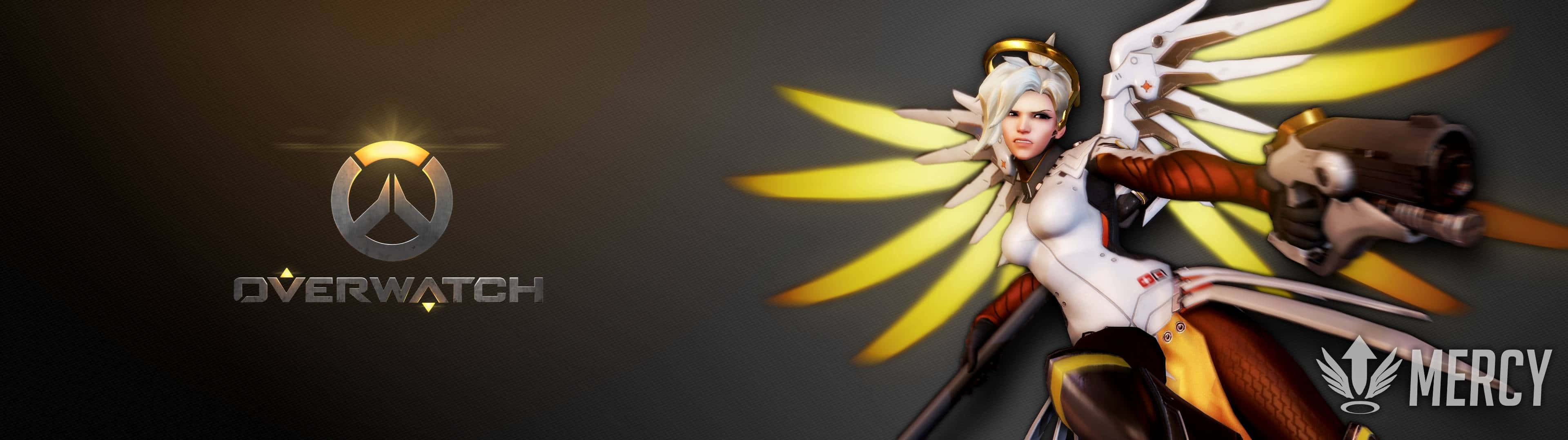 Mercy Overwatch Dual Background