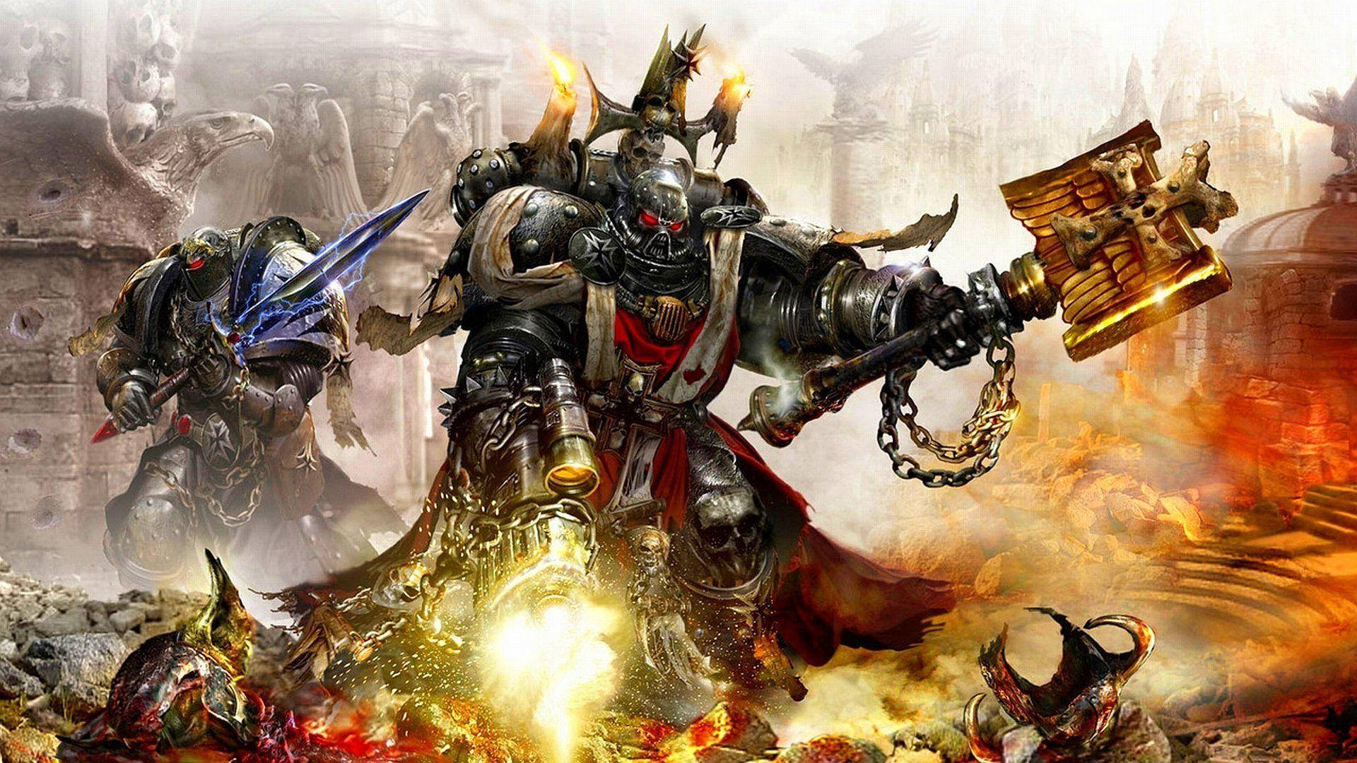 Merek Grimaldus Warhammer 40k Hd Background