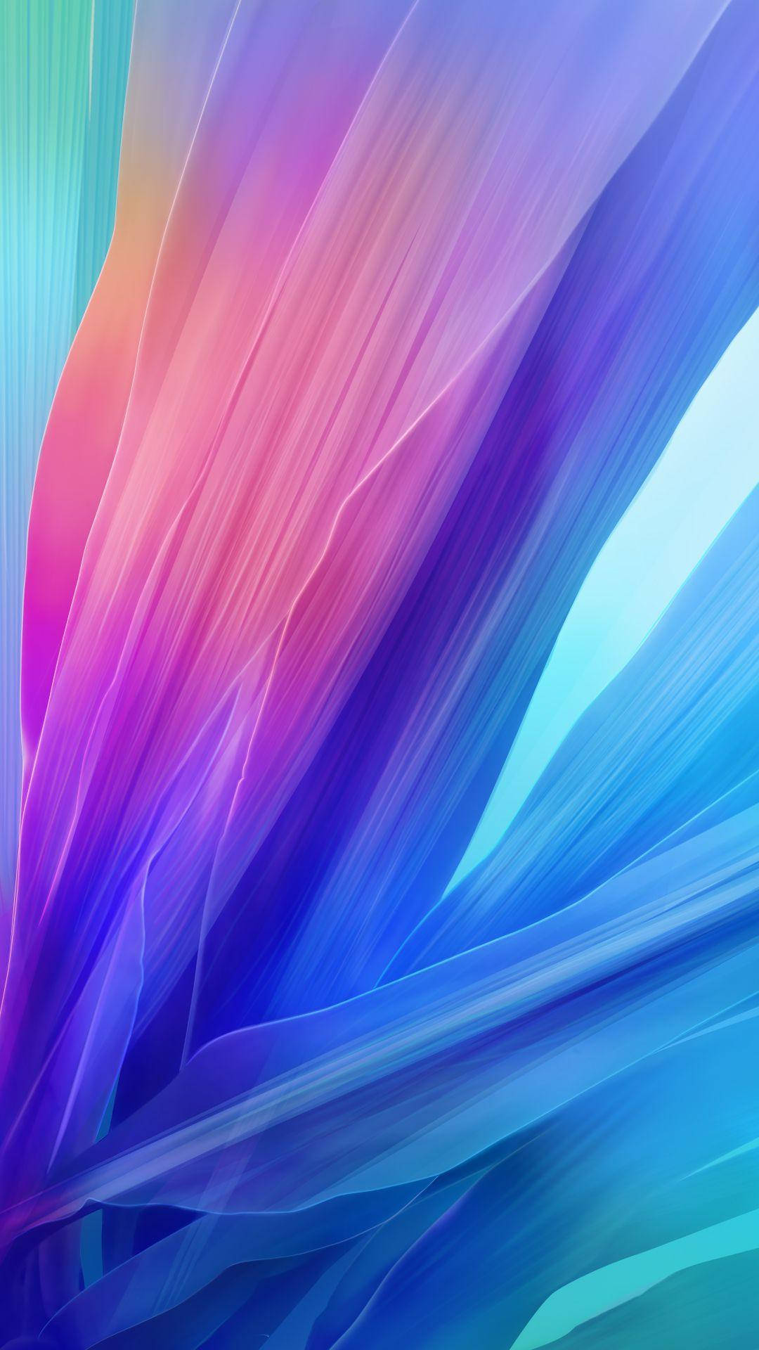 Mermaid-colored Feathers Iphone 8 Live Background