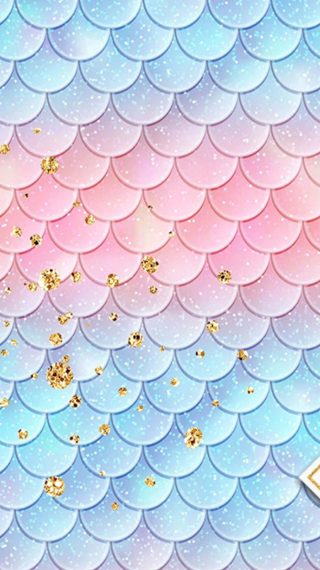 Mermaid Glitters In Blue Pink And Gold