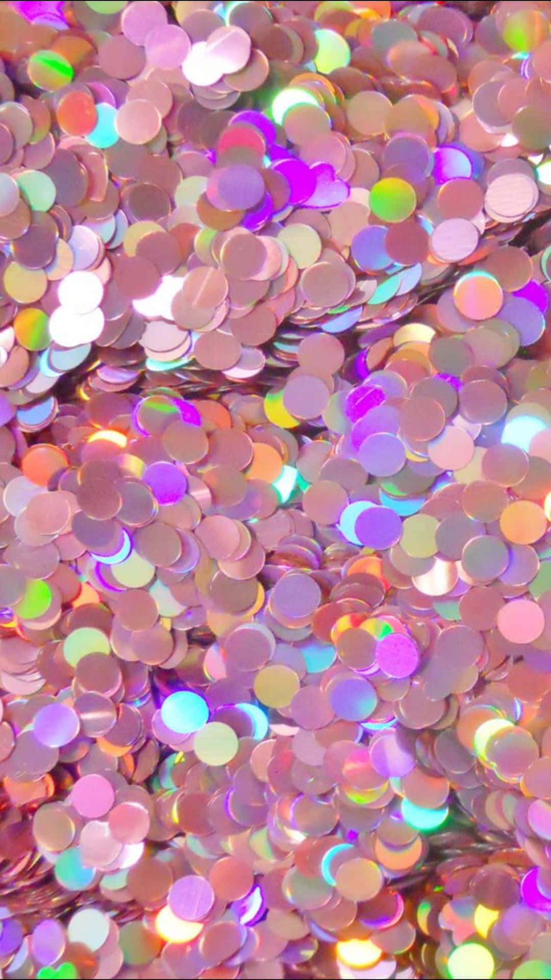 Mermaid Glitters In Rainbow Colors Background