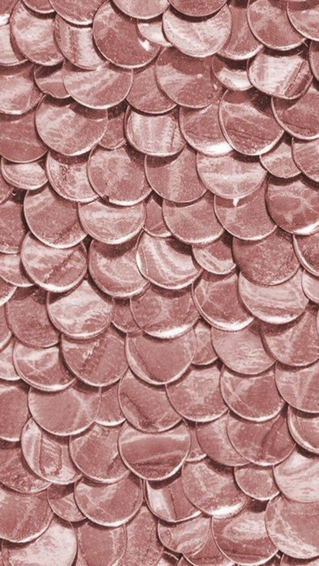 Mermaid Scales Rose Gold Iphone Background