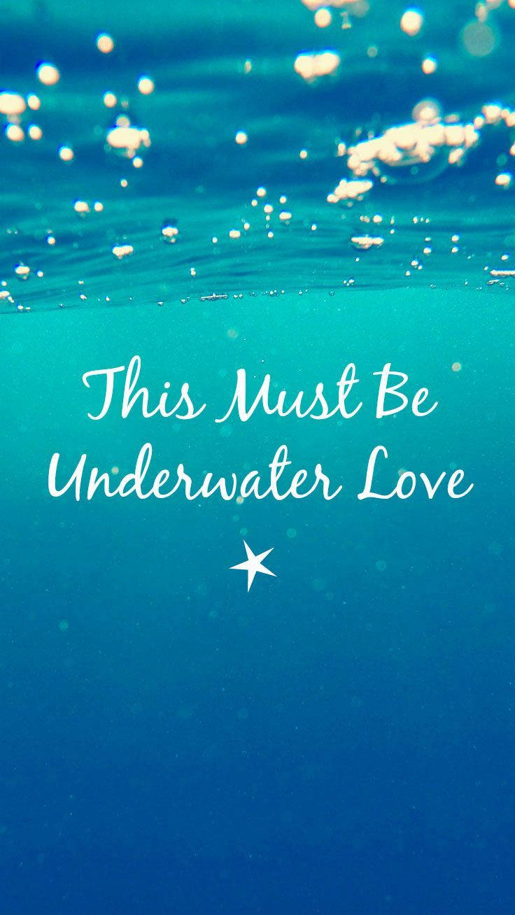Mermaid Underwater Love Background