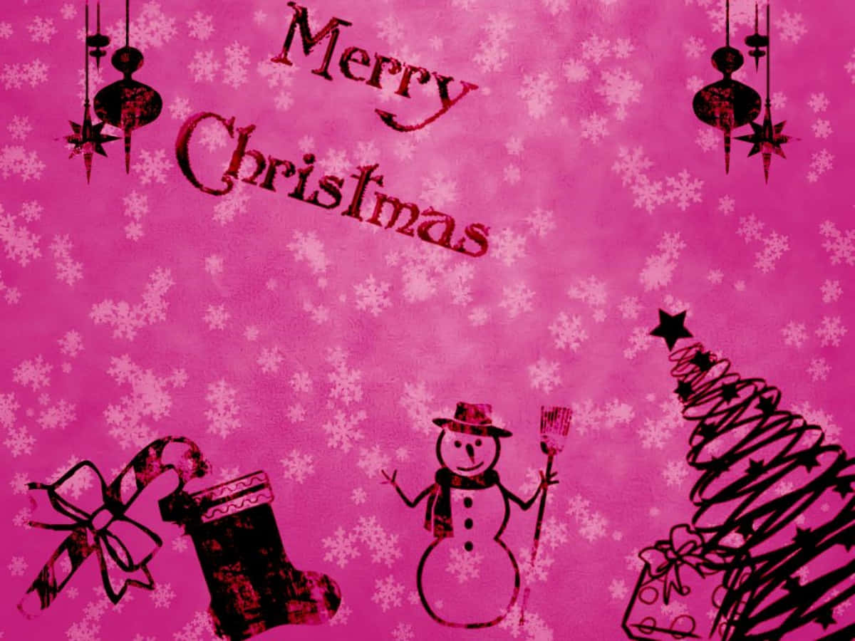 Merry Christmas Background With Snowflakes And Santa Claus Background