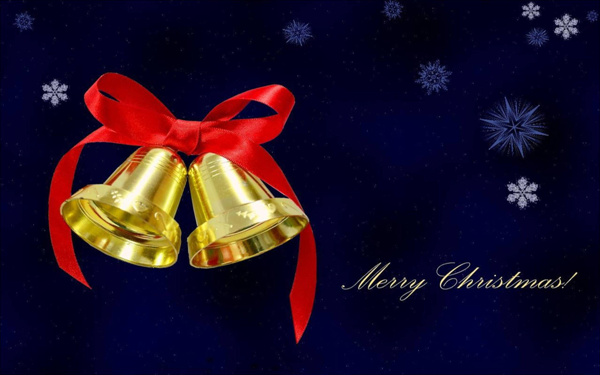 Merry Christmas Bells Background