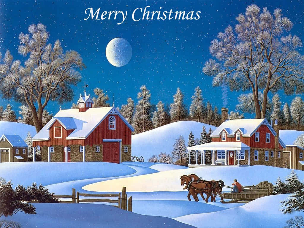 Merry Christmas By John Mcdonald Background
