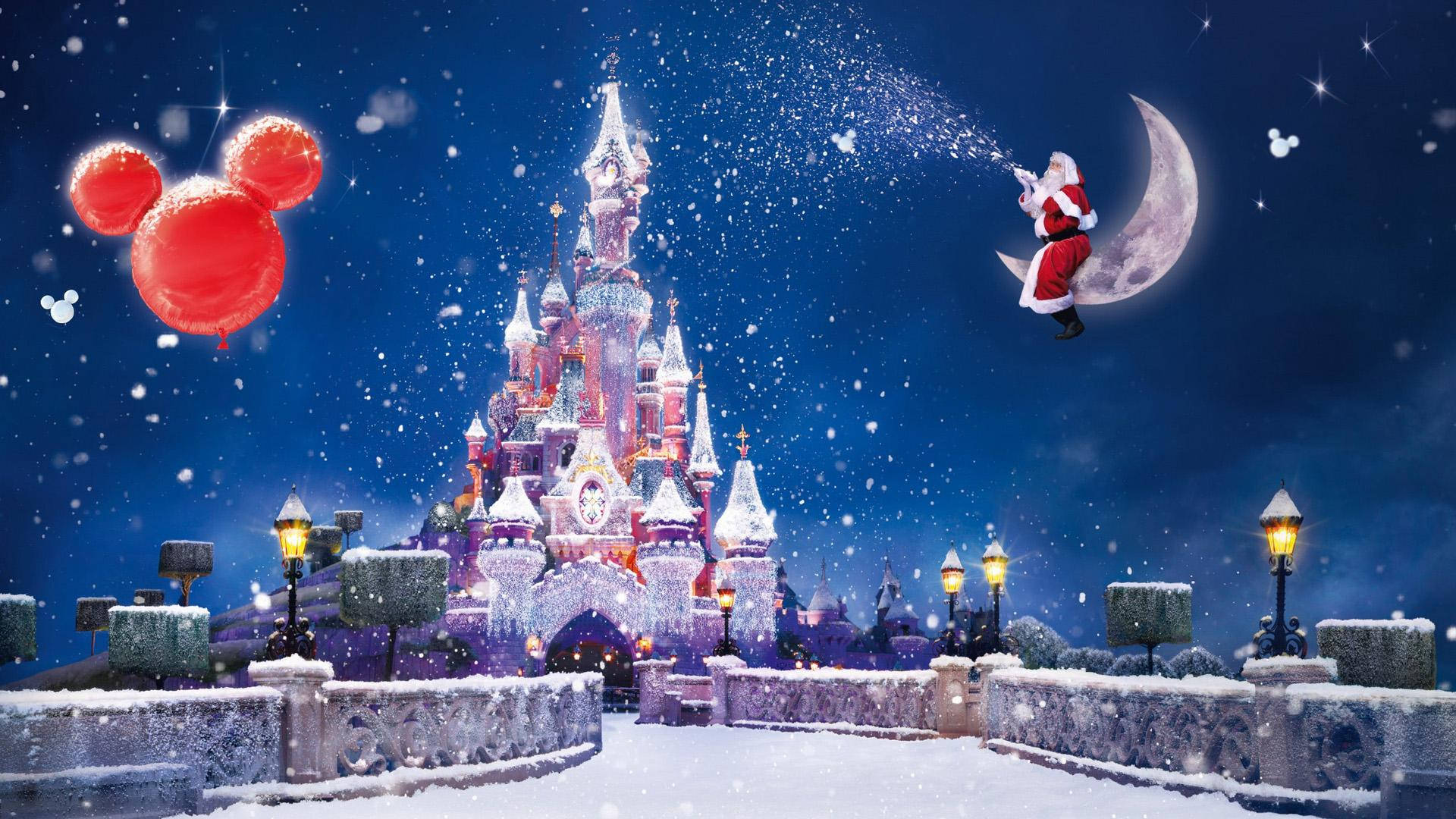 Merry Christmas Disney Castle