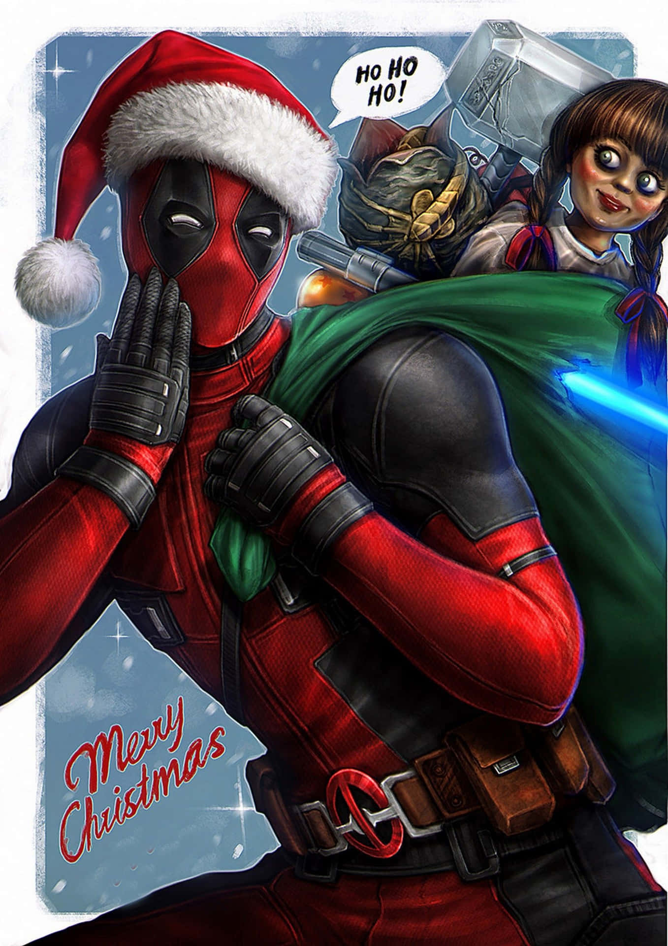 'merry Christmas From The Marvel Universe!'