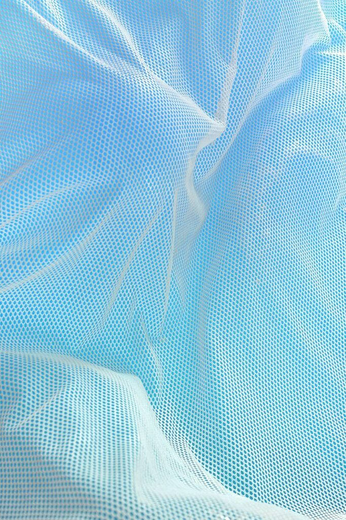 Mesh Fabric Blue Pastel Aesthetic Background