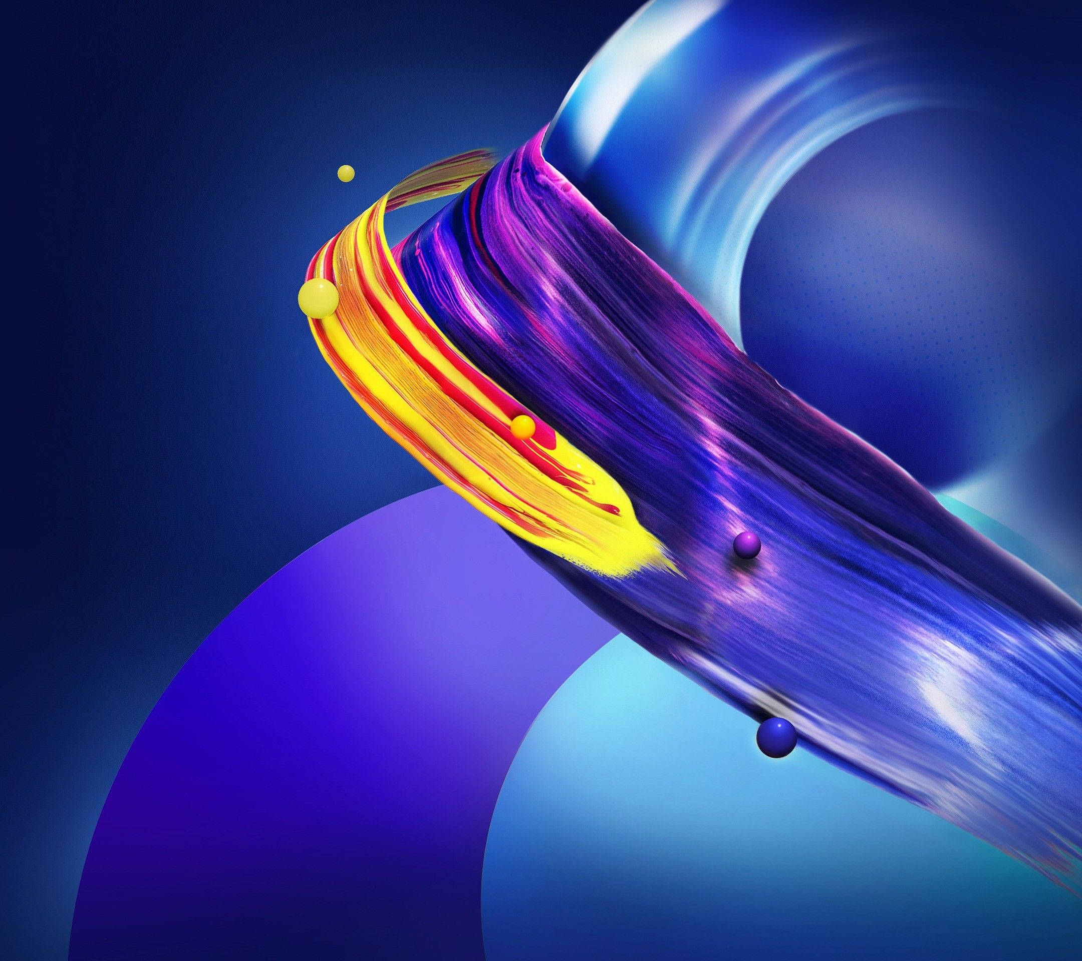 Mesmerizing Abstract Curves Graphic Design Background