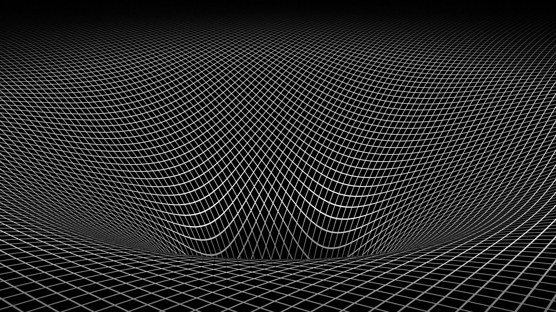 Mesmerizing Black 3d Optical Illusion Background