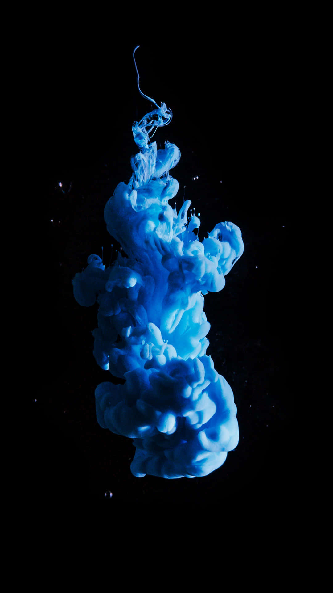 Mesmerizing Blue Amoled Abstract Image Background