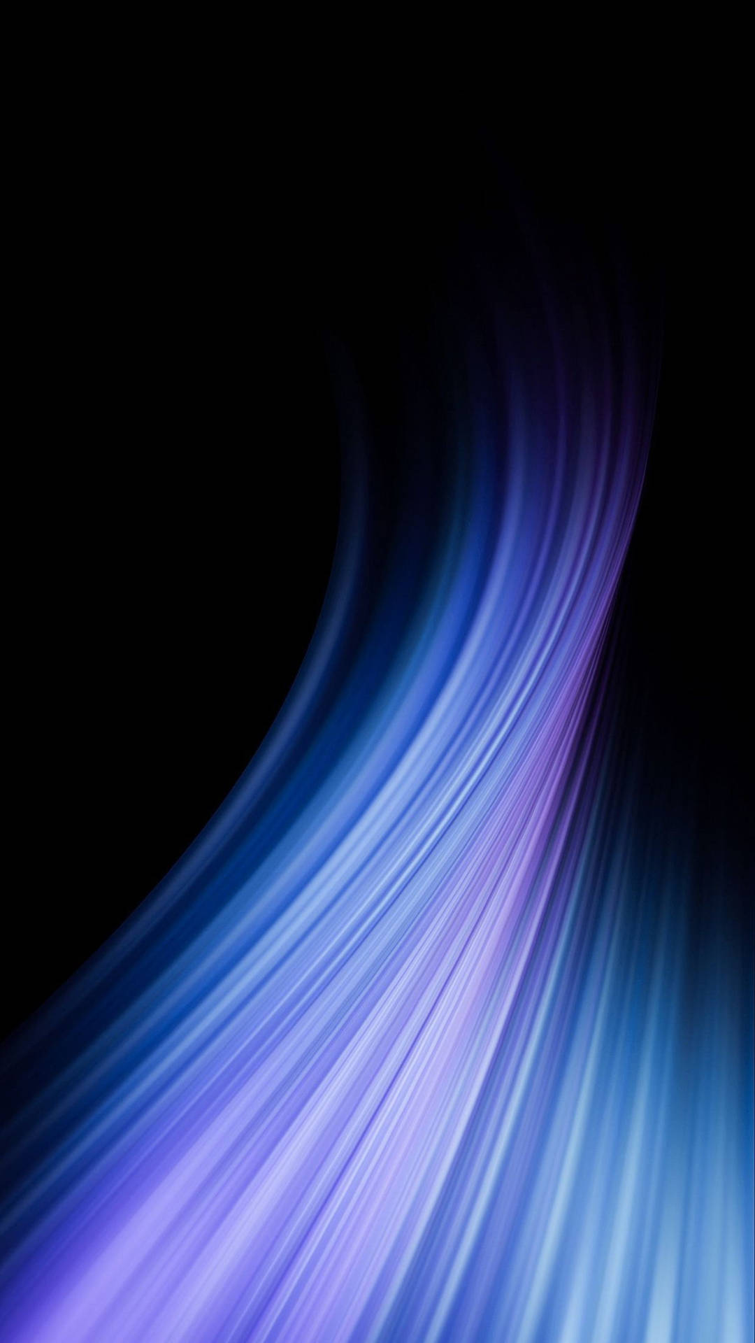 Mesmerizing Blue Streaks On 2k Amoled Background