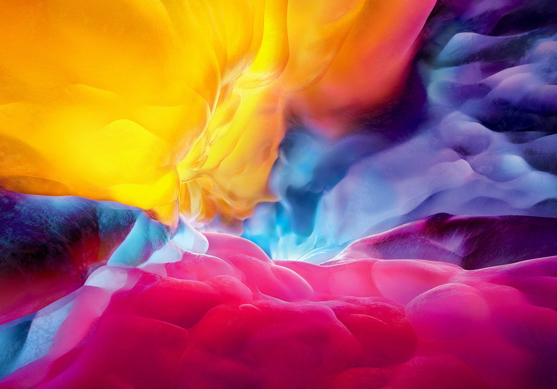 Mesmerizing Burst Of Colors On Free Ipad Background