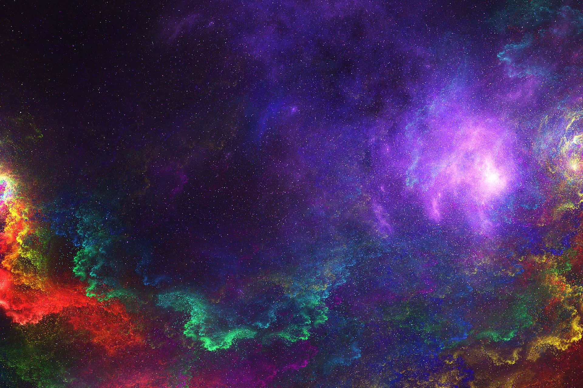Mesmerizing Colorful Space Galaxy Background
