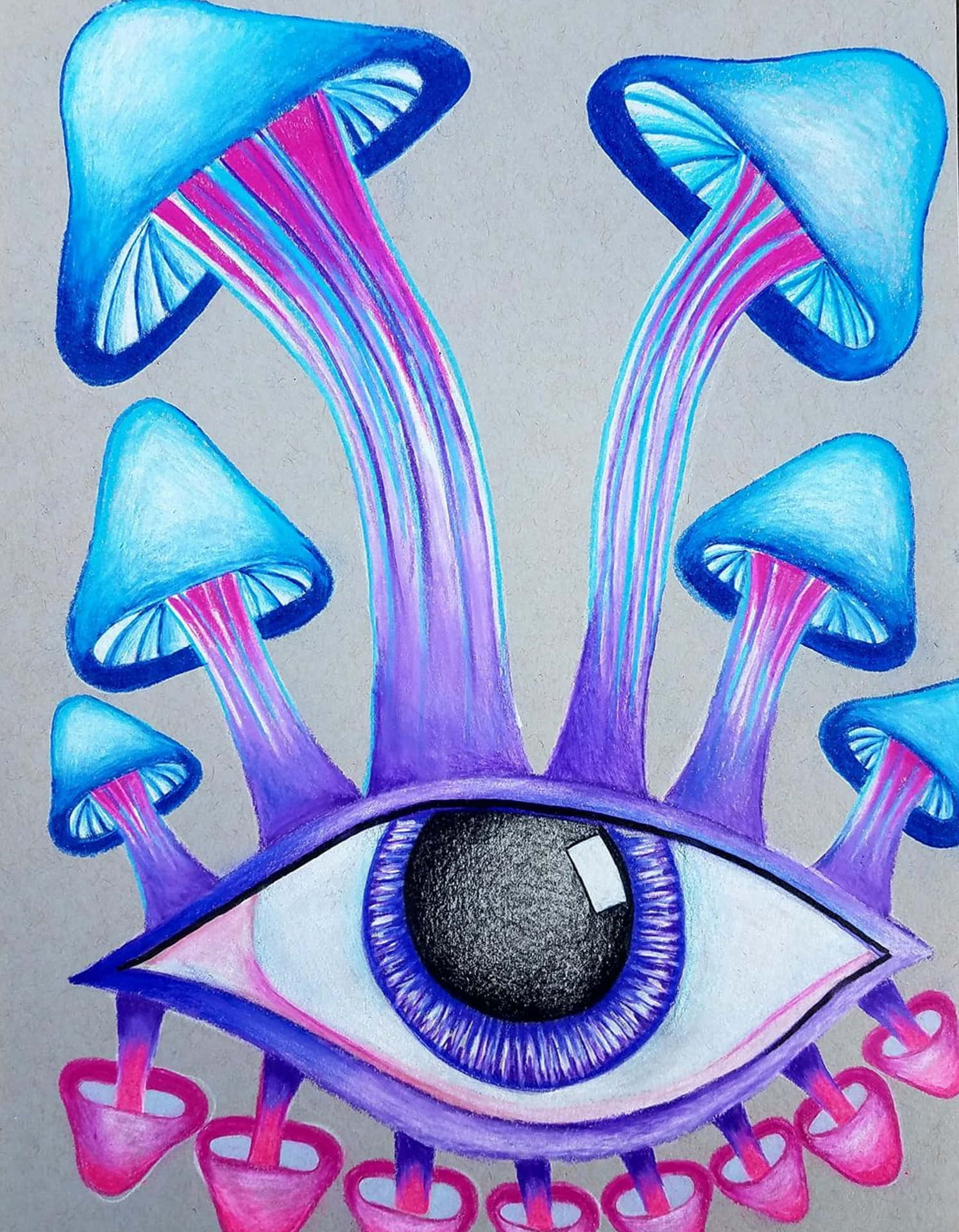 Mesmerizing Colors In A Psychedelic Dreamland