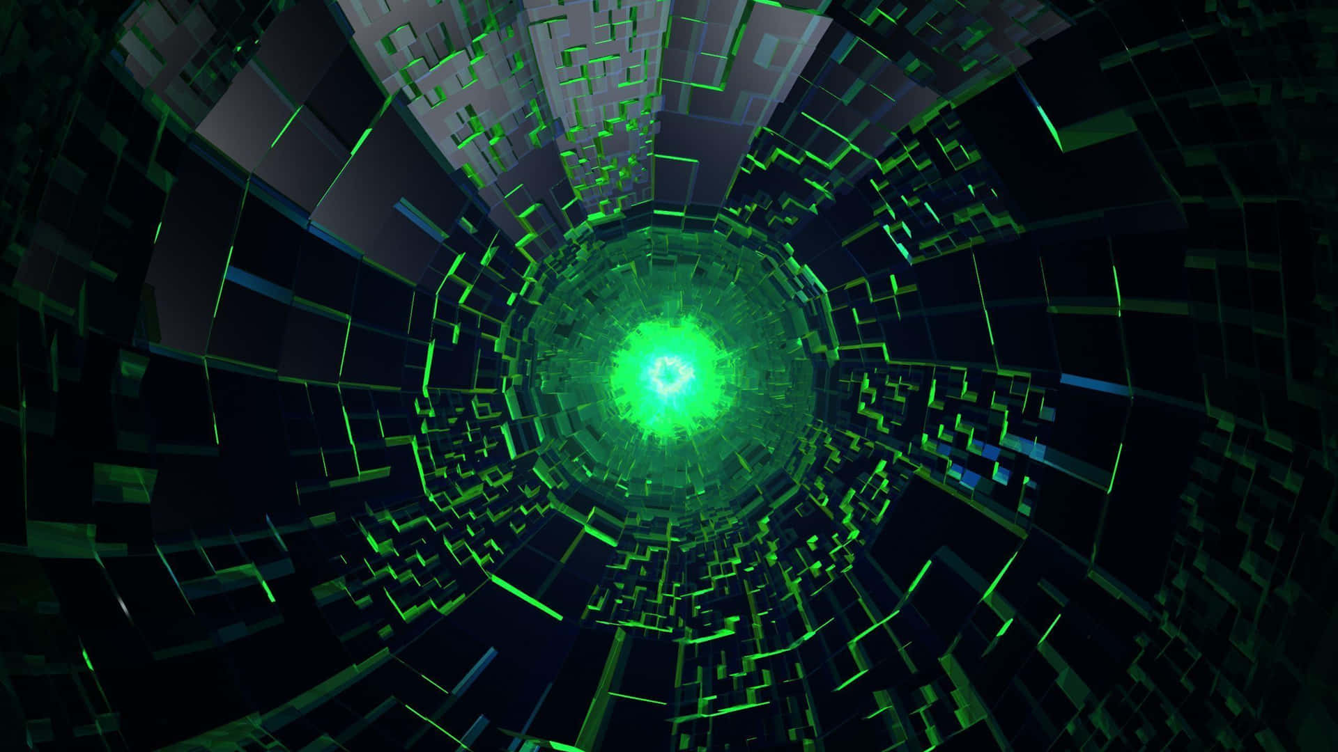 Mesmerizing Fusion Of Cool Blue And Green Background