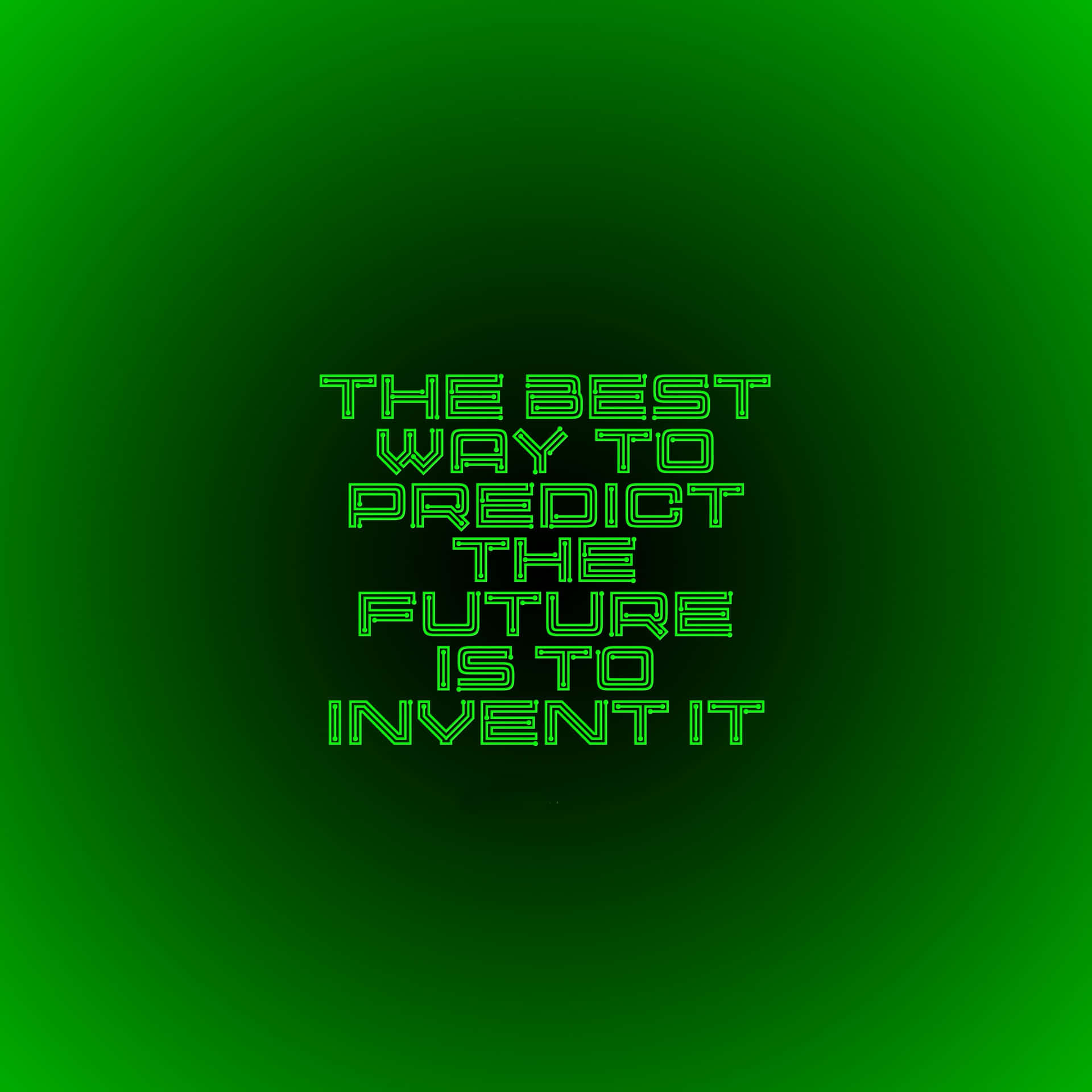 Mesmerizing Green-hued Ipad Wallpaper Background