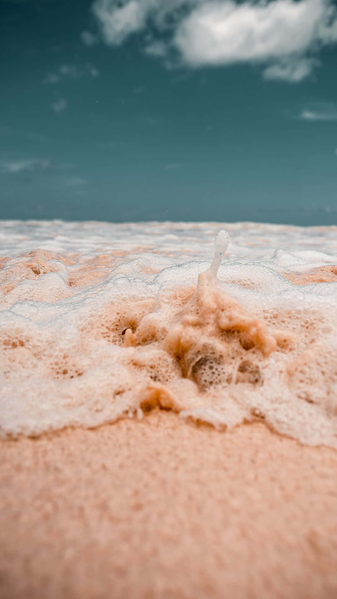 Mesmerizing Pink Sand Beach Background