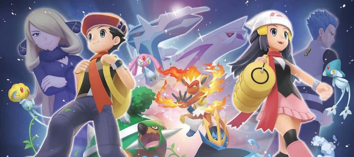 Mesprit With Lucas And Dawn Background