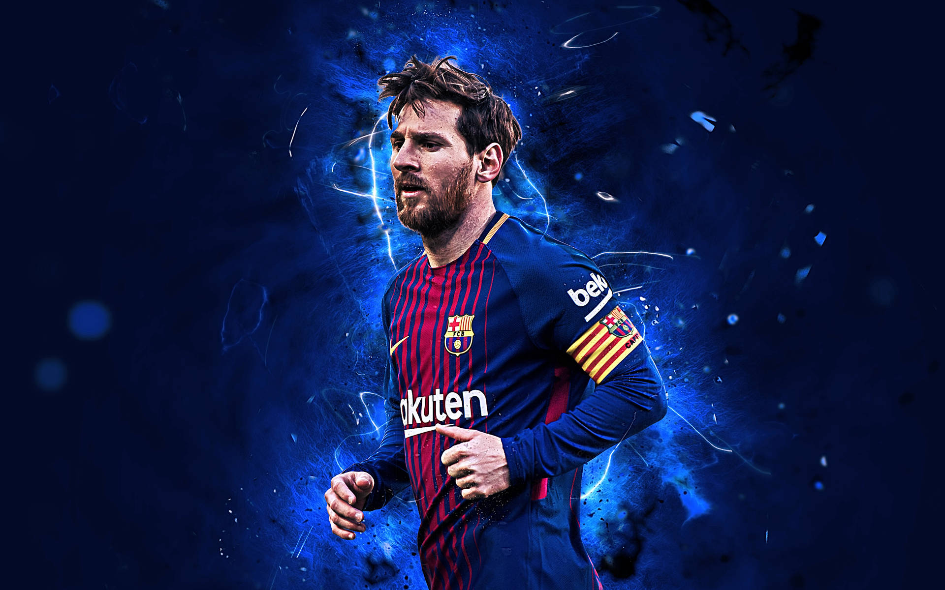 Messi 2020 Tribute Graphic Art Background