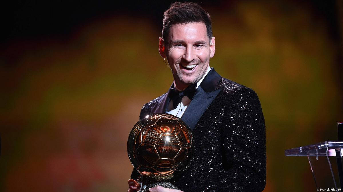 Messi 2021 Ballon D'or Background